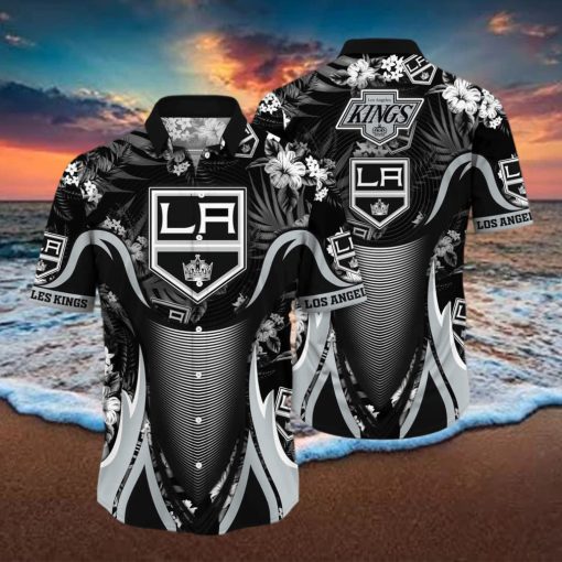 Floral Aloha NHL Los Angeles Kings Hawaiian Shirt