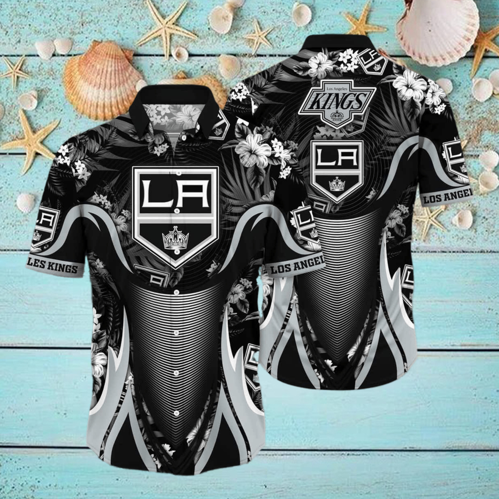 Floral Aloha NHL Los Angeles Kings Hawaiian Shirt Floral Aloha NHL Los Angeles Kings Hawaiian Shirt