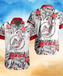 Floral Aloha New Jersey Devils Hawaiian Shirt