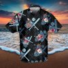 Floral Baseball Tropical Vibe Hawaiian Aloha Shirts