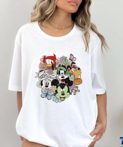 Floral Disney Halloween Gift For Fan T Shirt