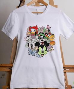 Floral Disney Halloween Gift For Fan T Shirt