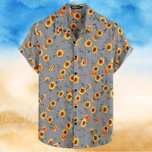 Floral Hawaiian Shirt Casual Button Down Short Sleeve Aloha Beach Shirts