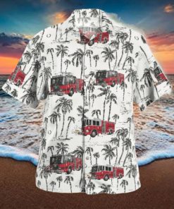Floral Park New York Bellerose Terrace Fire Department Hawaiian Shirt