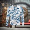 Funny LA Dodgers In Game Action Ugly Christmas Sweater