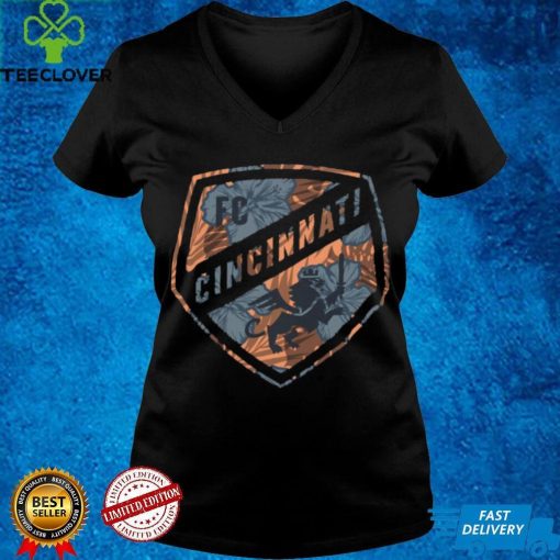 Floral Shield   FC Cincinnati Shirt