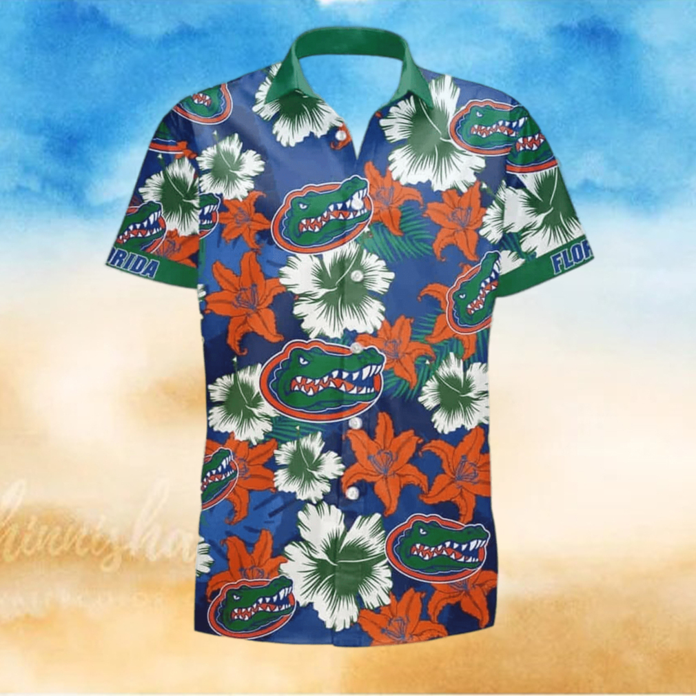 Floral Summer NCAA Florida Gators Hawaiian Shirt Gift For Beach Trip Floral Summer NCAA Florida Gators Hawaiian Shirt Gift For Beach Trip