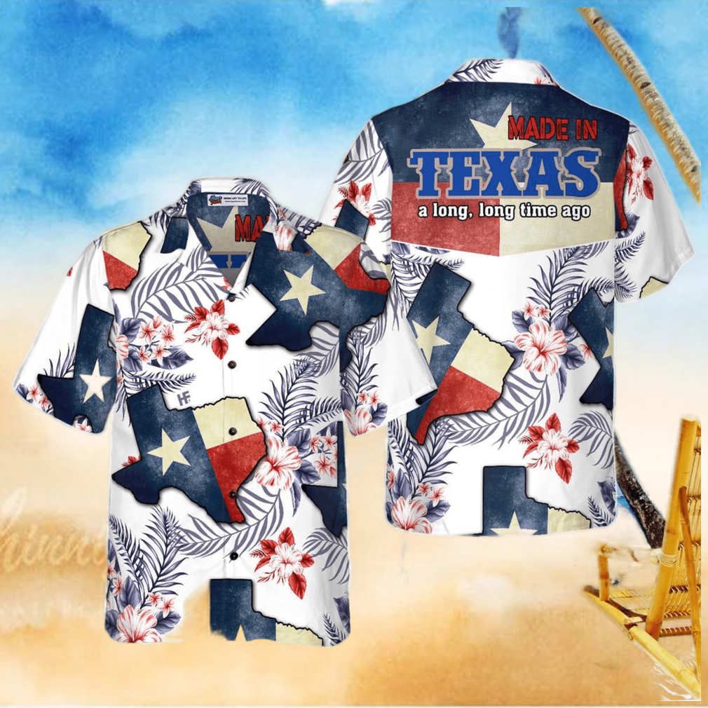 Floral Texas Hawaiian Shirt For Men Made In A Long Time Ago Texas State Shirt Floral Texas Hawaiian Shirt For Men Made In A Long Time Ago Texas State Shirt