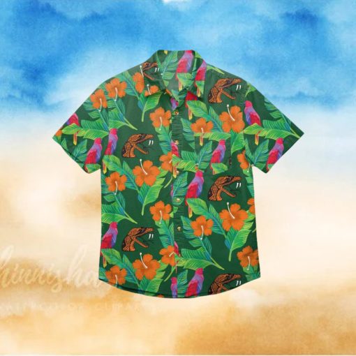 Florida A&M Rattlers Floral Hawaiian Shirt