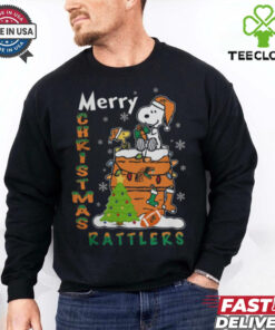 Florida A&M Rattlers Snoopy And Woodstock Merry Christmas Shirt