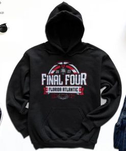 Florida Atlantic Owls Final Four 2023 Basketball Bold Navy T Shirt