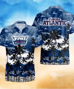 Florida Atlantic Owls Palms Tree Hawaiian Shirt