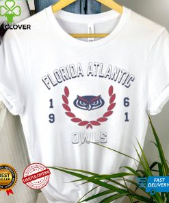 Florida Atlantic Owls Uscape Apparel Renew Ringer T Shirt