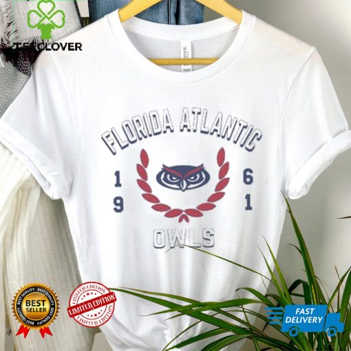 Florida Atlantic Owls Uscape Apparel Renew Ringer T Shirt