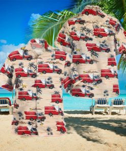 Florida Charlotte County Fire and EMS Beach Gift Aloha Hawaiian Shirt WeYZwfciL