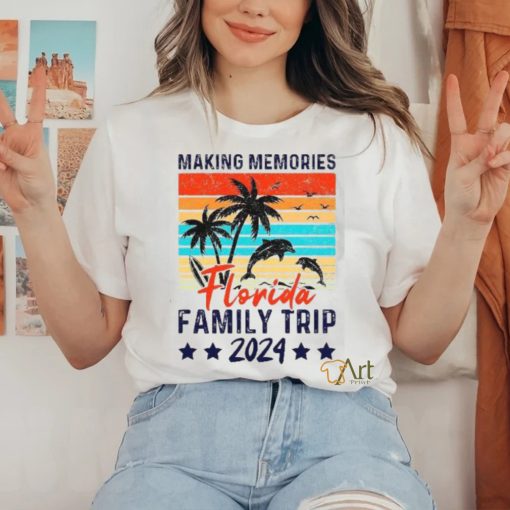 Florida Family Trip 2024 Making Memories Vacation Shirt