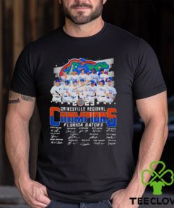 Florida Gators Baseball 2023 Gainesville Regional Champions Signatures Shirt 4e0583 0