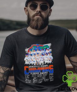 Florida Gators Baseball 2023 Gainesville Regional Champions Signatures Shirt 4e0583 0