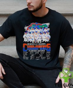 Florida Gators Baseball 2023 Gainesville Regional Champions Signatures Shirt 4e0583 0