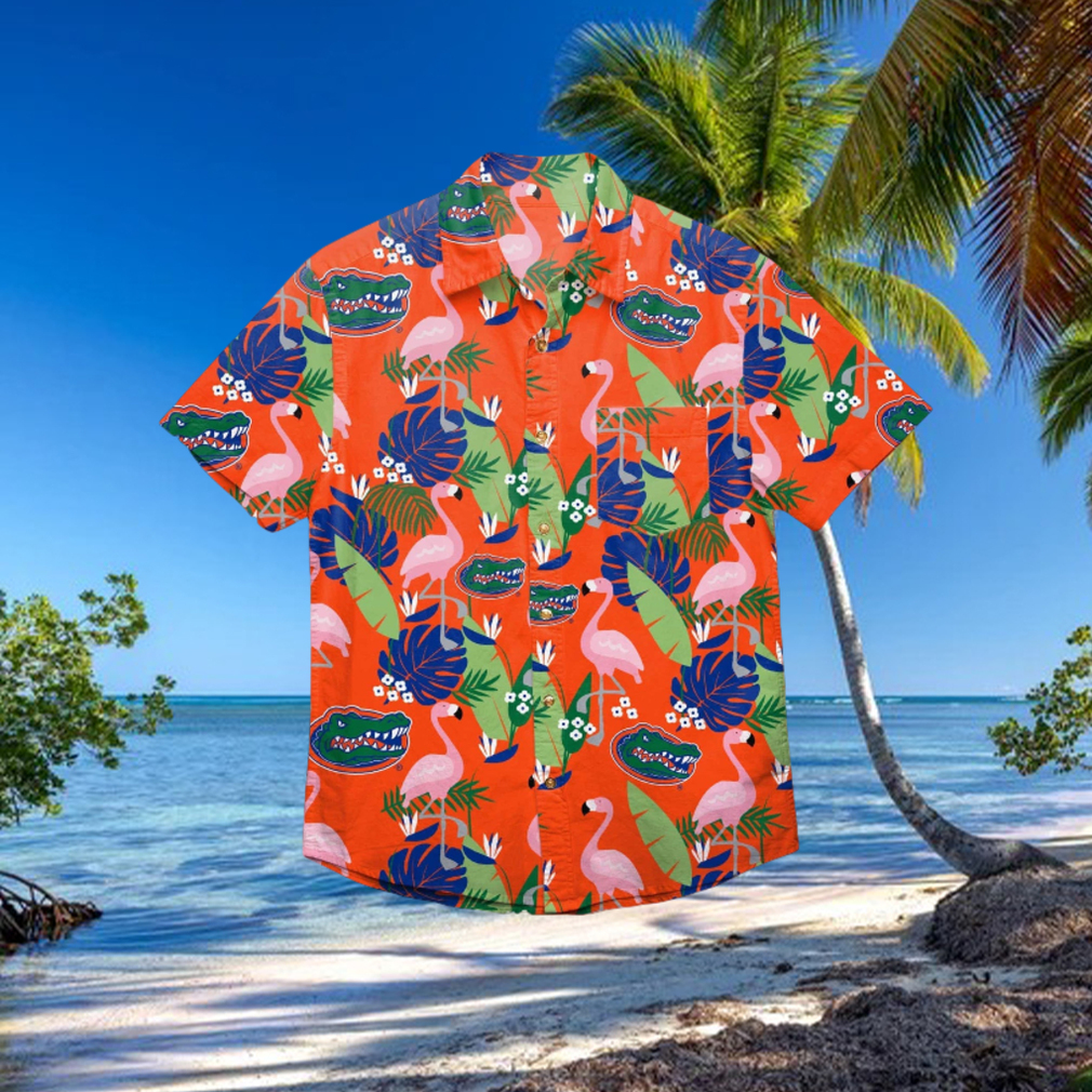 Florida Gators Floral Hawaiian Shirt Florida Gators Floral Hawaiian Shirt