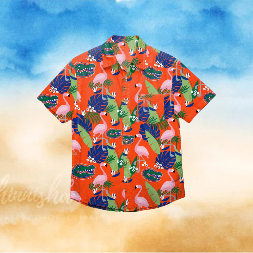 Florida Gators Floral Hawaiian Shirt Florida Gators Floral Hawaiian Shirt