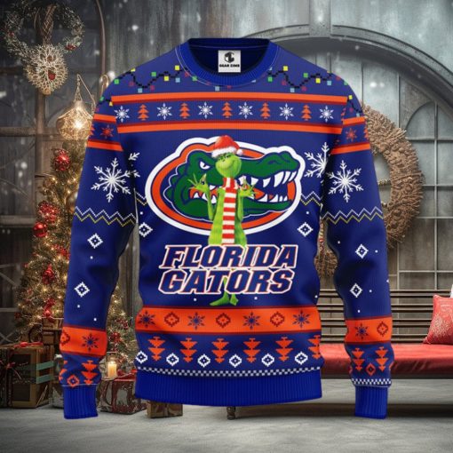 Florida Gators Funny Grinch Christmas Ugly Sweater