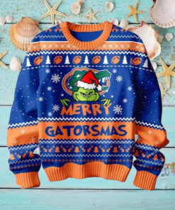 Florida Gators Grinch Christmas Merry Gatorsmas Ugly Sweater