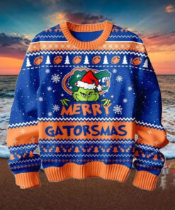 Florida Gators Grinch Christmas Merry Gatorsmas Ugly Sweater