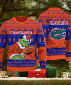 Florida Gators Grinch Ugly Christmas Sweater
