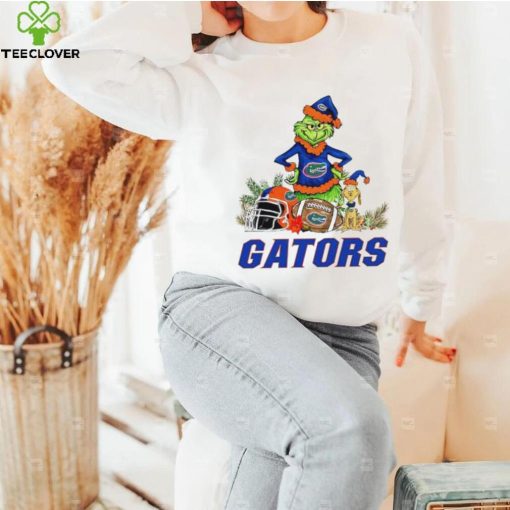 Florida Gators Grinch and Max dog funny Christmas hoodie, sweater, longsleeve, shirt v-neck, t-shirt