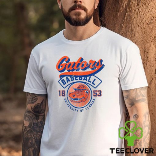 Florida Gators Ivory Baseball Logo T Shirt