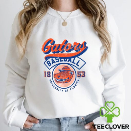 Florida Gators Ivory Baseball Logo T Shirt