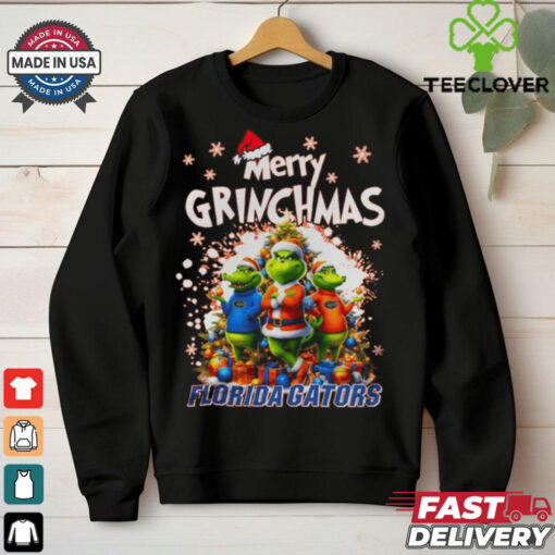 Florida Gators Merry Christmas With Love From The Grinch 2024 Shirt