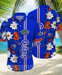 Florida Gators NCAA Flower 3D Hawaiian Shirt