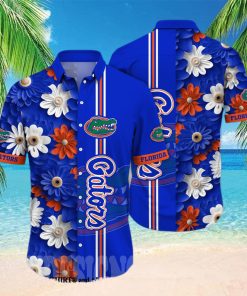 Florida Gators NCAA Flower 3D Hawaiian Shirt 1 Florida Gators NCAA Flower 3D Hawaiian Shirt