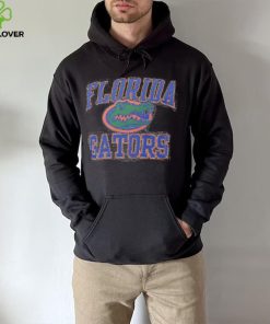 Florida Gators Profile Women's Plus Size Striped Lace Up T Shirt