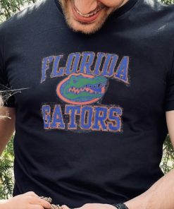 Florida Gators Profile Women's Plus Size Striped Lace Up T Shirt