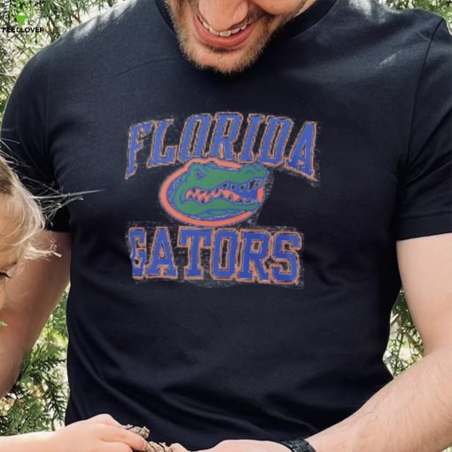Florida Gators Profile Women’s Plus Size Striped Lace Up T Shirt