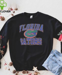 Florida Gators Profile Women's Plus Size Striped Lace Up T Shirt