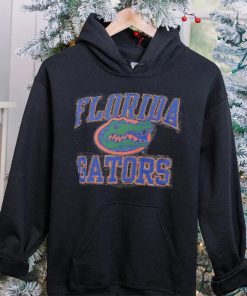 Florida Gators Profile Women's Plus Size Striped Lace Up T Shirt