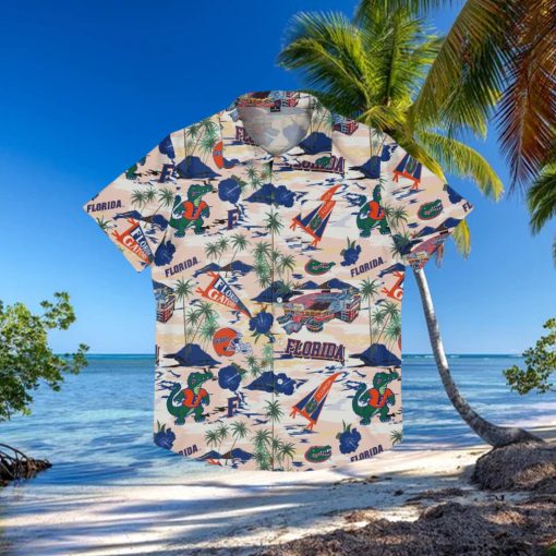 Florida Gators Thematic Stadium Print Hawaiian Shirt