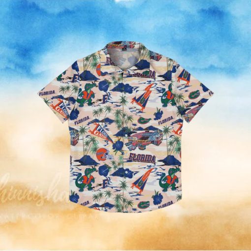 Florida Gators Thematic Stadium Print Hawaiian Shirt