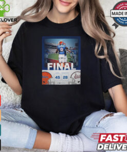 Florida Gators Win 45 28 Mississippi State Football 2024 Game Day Final Score Shirt