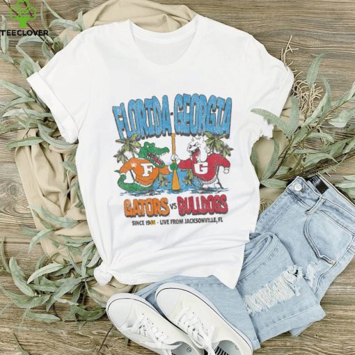 Florida Gators vs. Georgia Bulldogs Matchup retro T shirt