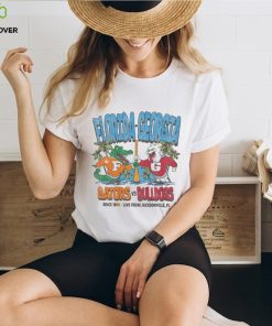 Florida Gators vs. Georgia Bulldogs Matchup retro T shirt