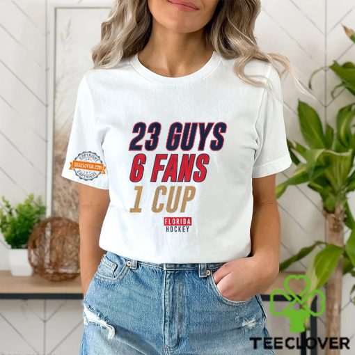 Florida Hockey 23 Guys, 6 Fans, 1 Cup Shirt