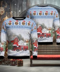 Florida, Jacksonville Fire And Rescue Department Christmas Ugly Sweater