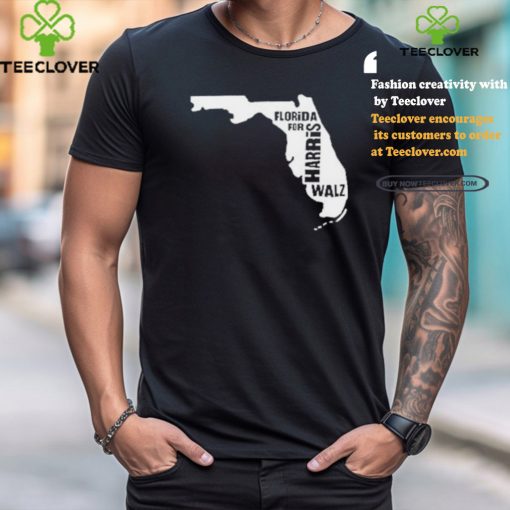 Florida Map for Harris Walz 2024 T Shirt