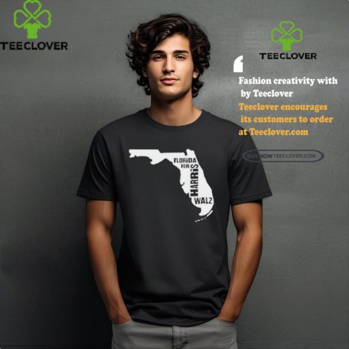 Florida Map for Harris Walz 2024 T Shirt