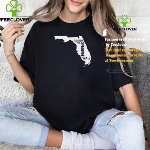 Florida Map for Harris Walz 2024 T Shirt